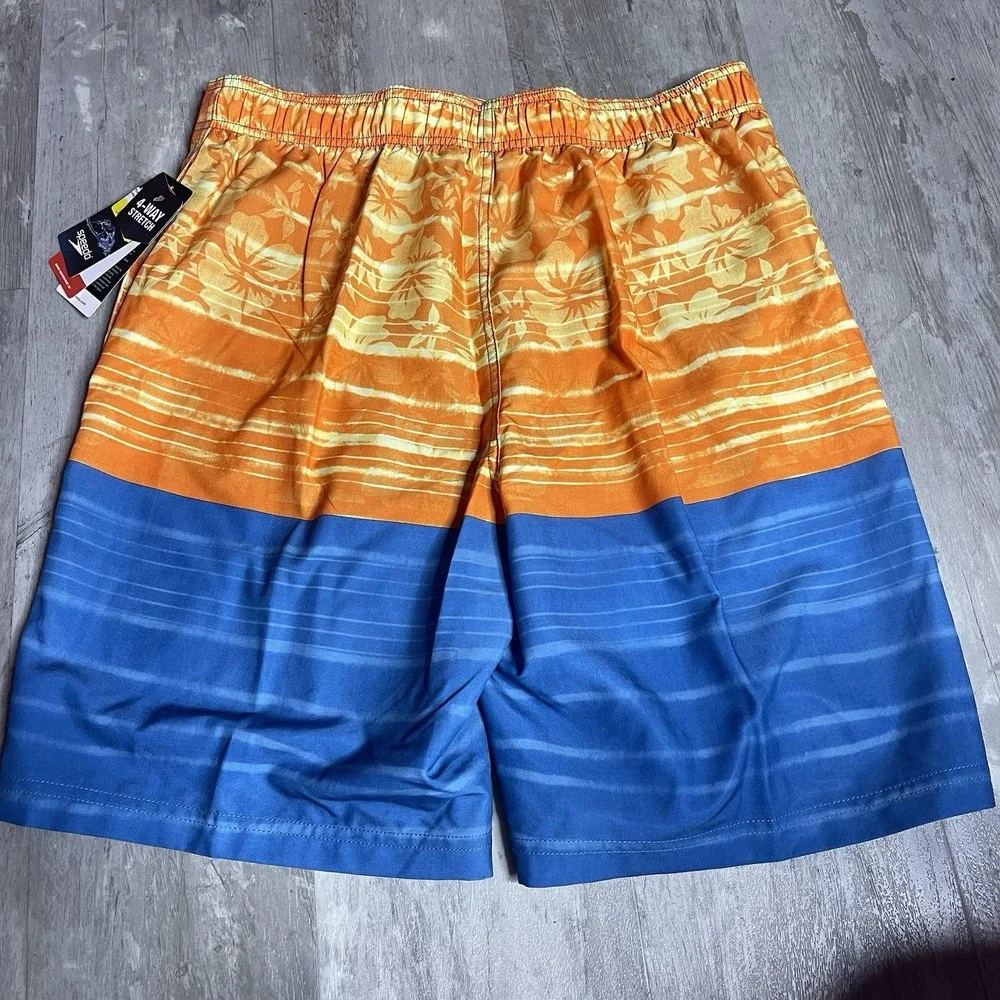 Speedo Swim trunks Size Large 4-Way Comfort Stretch UPF 50+‎ Z-360